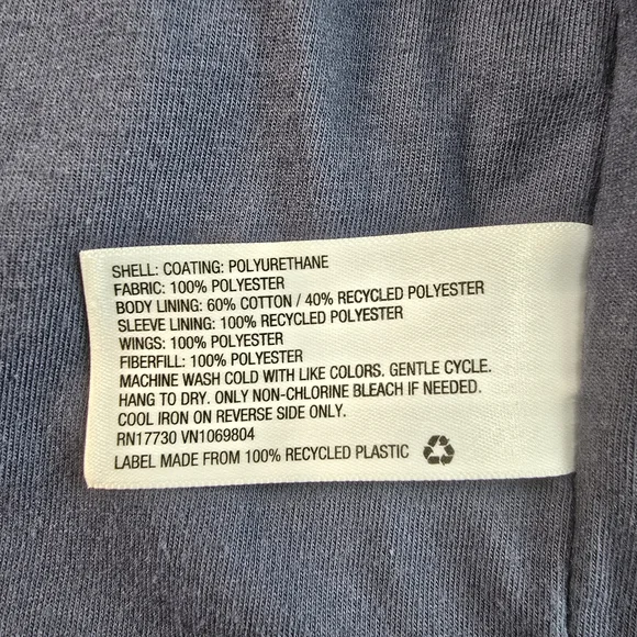 Cat & Jack Kids Hooded Dinosaur Rain Jacket with Neon Accents 5T - Picture 10 of 15